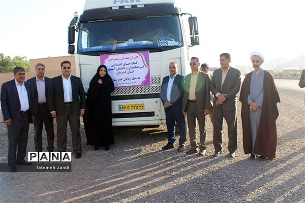 ارسال کمک 11 میلیارد ریالی فرهنگیان کرمان به حمیدیه