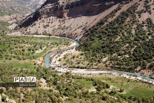 طبیعت زیبای تنگه سرخ سپیدان و یاسوج