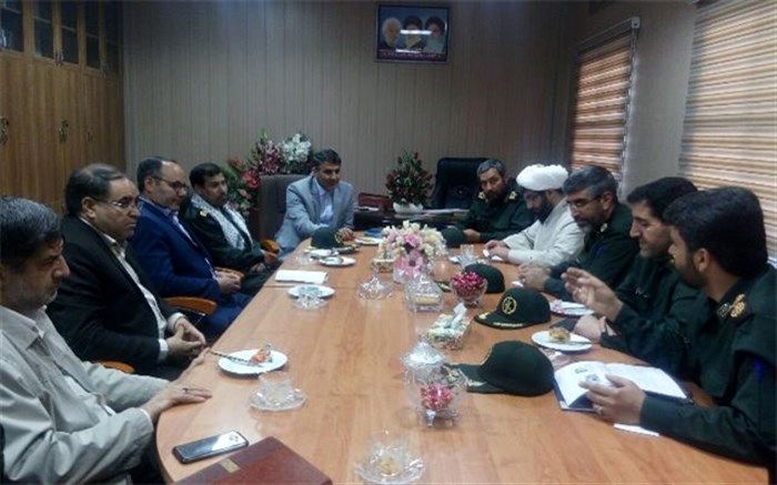 فرمانده سپاه استان زنجان با مدیر کل آموزش و پرورش استان دیدار کرد