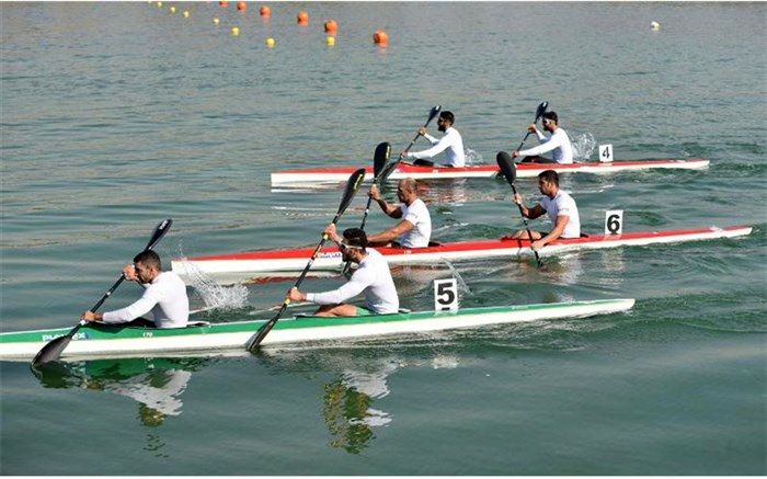 حضور چهار گیلانی در اردوی تیم ملی قایقرانی آب های آرام