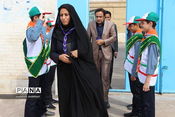 مراسم تحلیف افتخاری دانش‌آموزان ناشنوا استان یزد