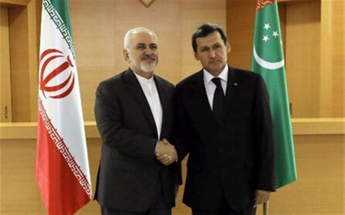 گزارش ظریف از دیدارهایش با رئیس جمهور و وزیر خارجه ترکمنستان در عشق آباد