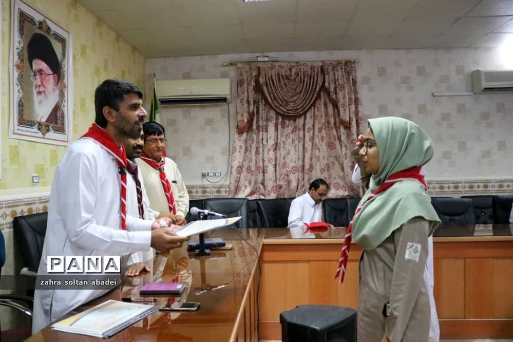 تقدیر از مربیان و اعضا پیشتاز شهرستان ایرانشهر