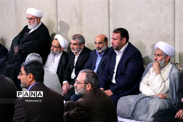 دیدار مسئولان نظام با مقام معظم رهبری