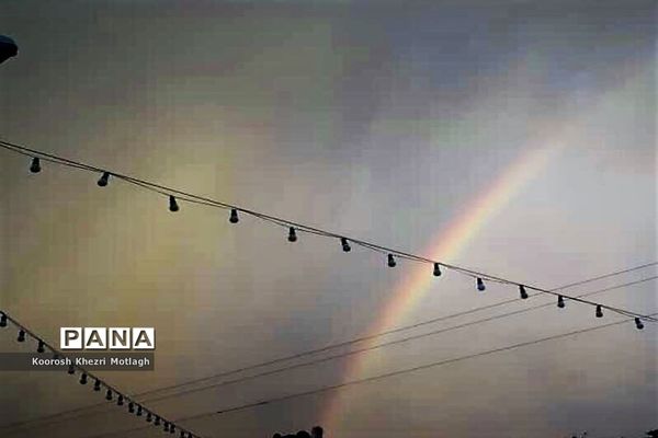 آسمان سرخ کازرون