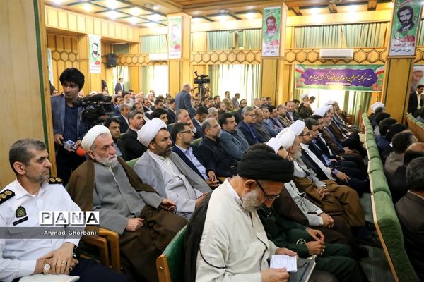 آیین تکریم و معارفه رئیس کل دادگستری مازندران