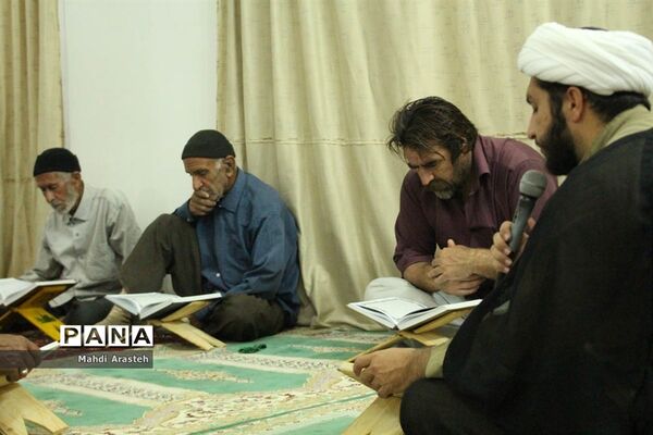 مراسم ترتیل خوانی قرآن در مسجد جامع شهرستان خوسف خراسان جنوبی