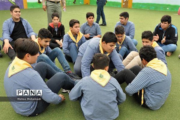 بازی بومی‌محلی دانش‌آموزان پیشتاز شهرستان فریدونکنار