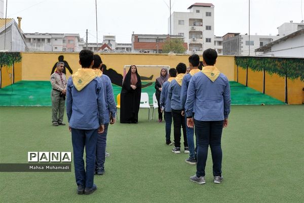 بازی بومی‌محلی دانش‌آموزان پیشتاز شهرستان فریدونکنار