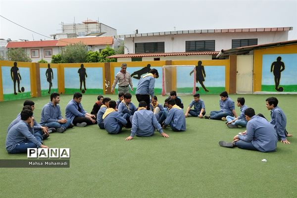 بازی بومی‌محلی دانش‌آموزان پیشتاز شهرستان فریدونکنار