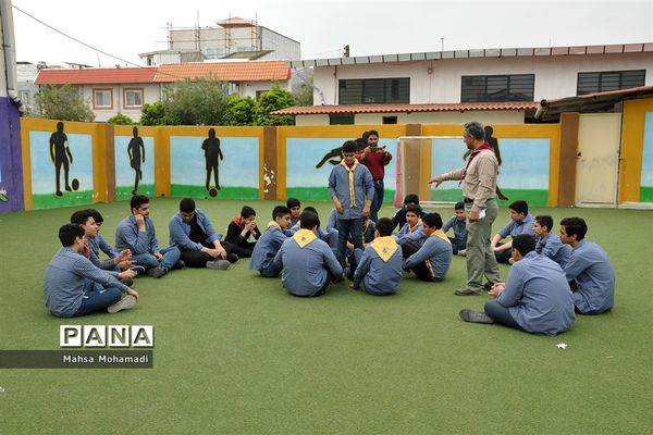 بازی بومی‌محلی دانش‌آموزان پیشتاز شهرستان فریدونکنار