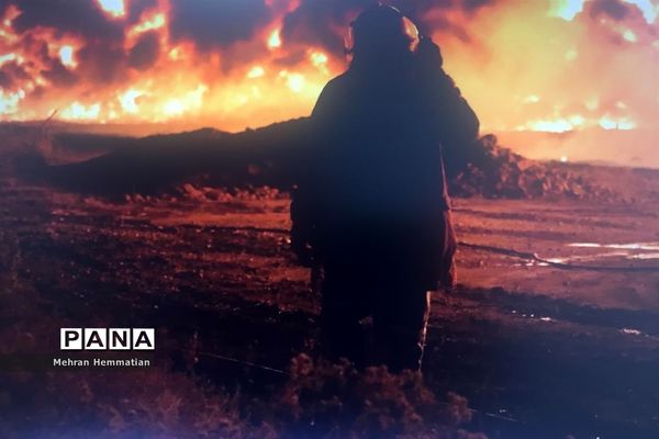 انفجار خط لوله نفت امیدیه -اهواز