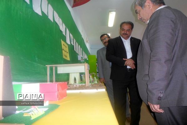 افتتاح نمایشگاه بارش فکری دانش‌آموزان منطقه شبانکاره