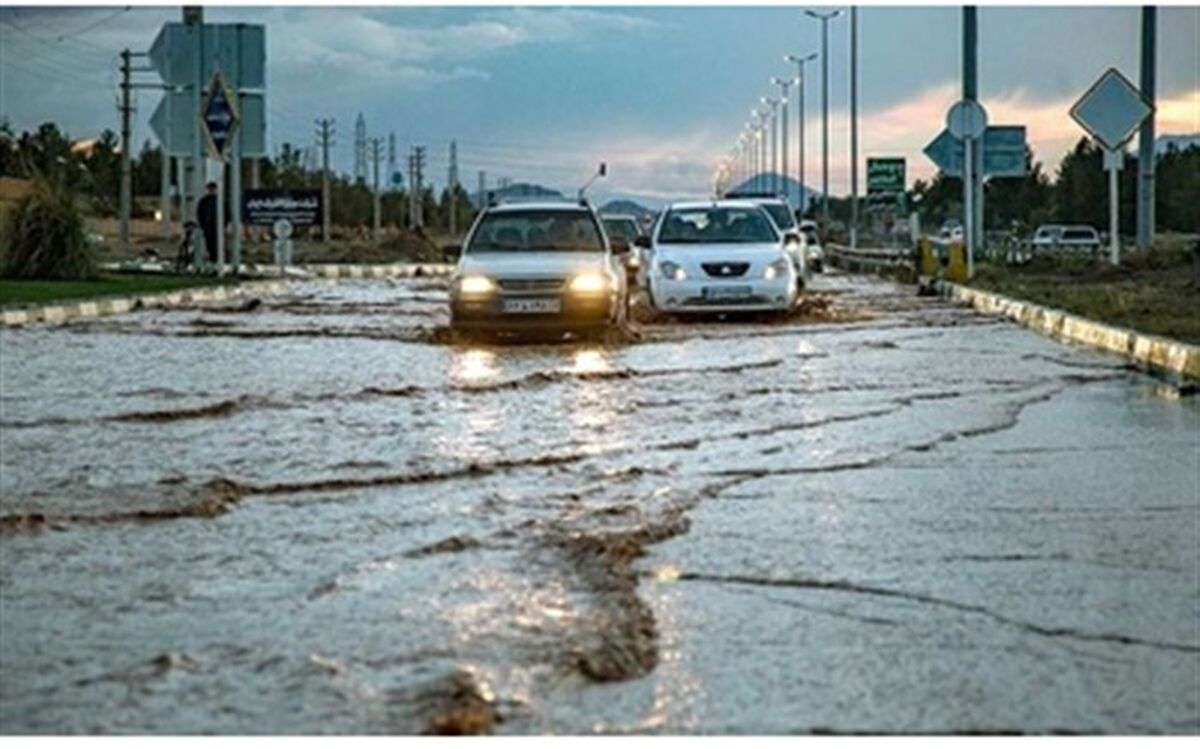 بارش شدید باران در ۹ استان