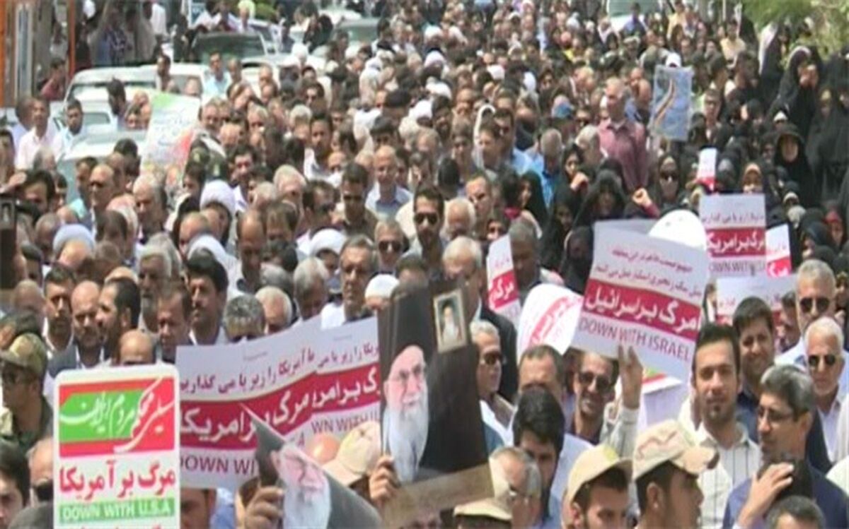 حمایت نماز گزاران بوشهری از بیانیه شورای امنیت ملی