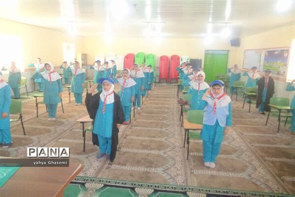 مراسم بزرگداشت سالروز تاسیس سازمان دانش آموزی در دبستان شهید دهقانی شبانکاره-2