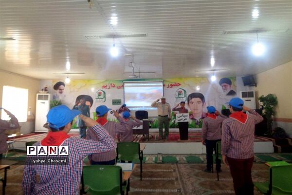 مراسم بزرگداشت سالروز تاسیس سازمان دانش آموزی در دبستان شهید قلی زاده  شبانکاره-1