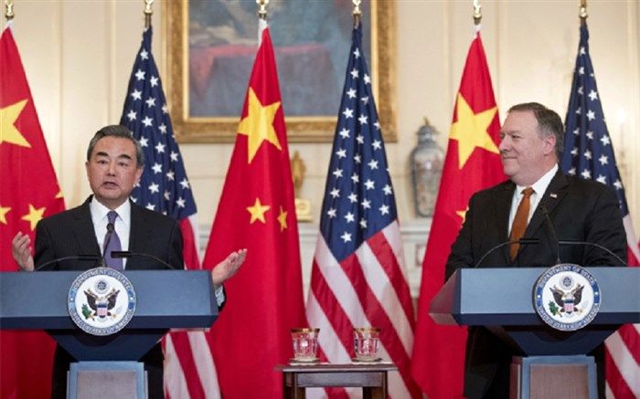 تماس وانگ یی با پمپئو، جنگ تجاری و کاهش تنش ایران و آمریکا