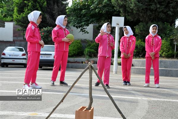 بازی بومی‌محلی دانش‌آموزان پیشتاز در میاندورود