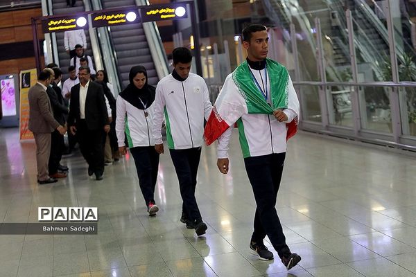 بازگشت تیم ملی دو و‌ میدانی دانش‌آموزان از مسابقات جهانی کرواسی