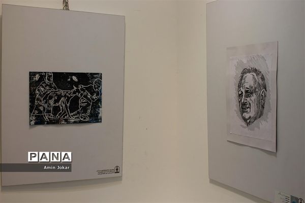نمایشگاه آثار هنری هنرجویان گرافیک هنرستان غیردولتی نوآوران