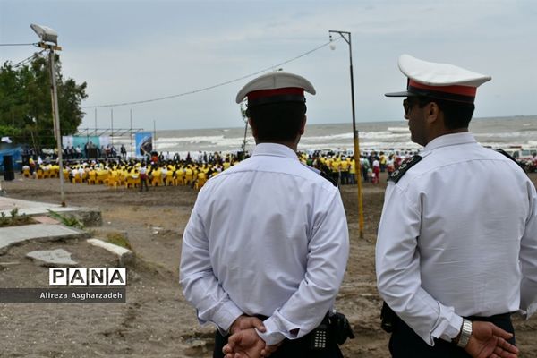 رژه ناجیان غریق و عوامل امداد و نجات در بابلسر