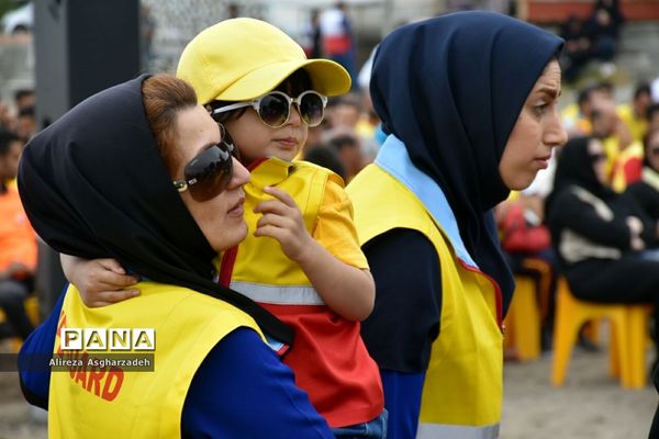 رژه ناجیان غریق و عوامل امداد و نجات در بابلسر