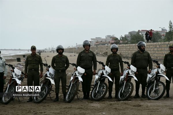 رژه ناجیان غریق و عوامل امداد و نجات در بابلسر