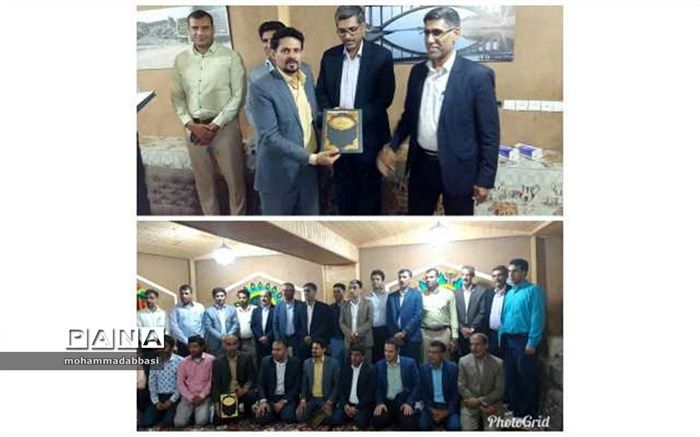 کسب مقام اول معاونت پرورشی و تربیت بدنی شهرستان میناب درسال97-96