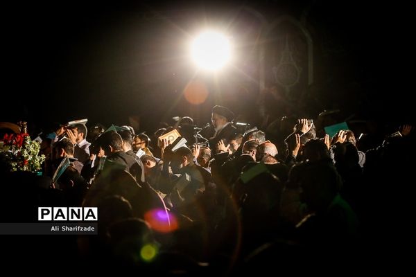 مراسم احیا شب نوزدهم ماه مبارک رمضان در مقبره الشهدای چیتگر