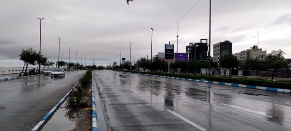 باران، چهره بندرعباس را تازه کرد