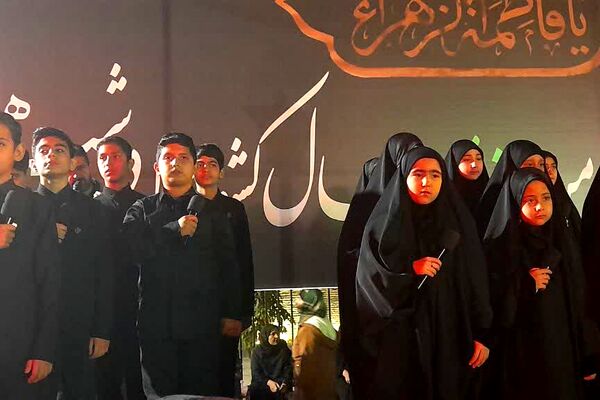 جلوه‌های عشق و ماتم فاطمی دانش‌آموزان ورامینی