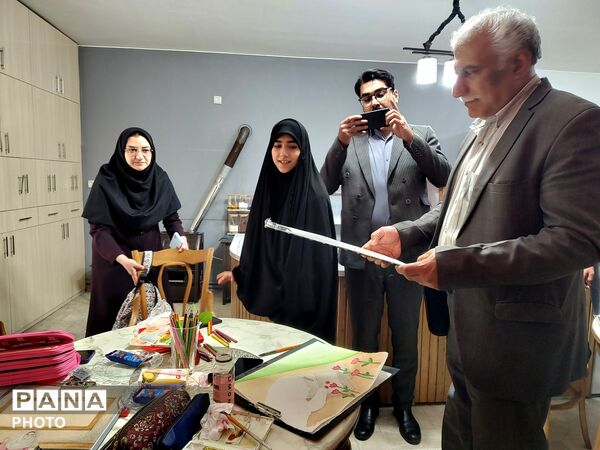 ورکشاپ هنری" نقش آفرین باش" کانون فرهنگی تربیتی ۱۵ خرداد ناحیه سه مشهد