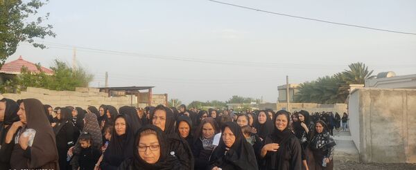 مراسم عزاداری امام حسین‌‌(ع) در روستای باغات