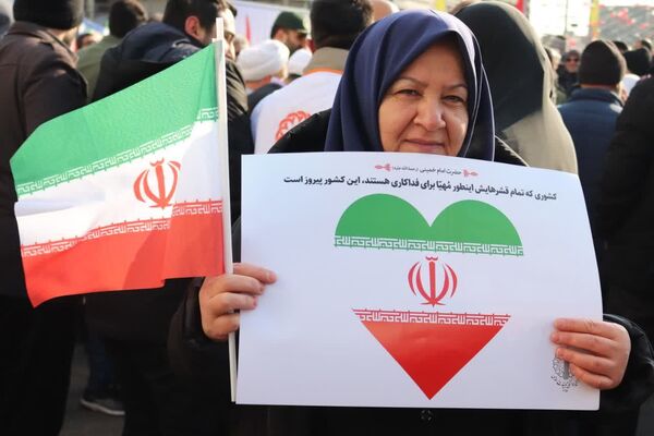 راهپیمایی ۲۲ بهمن در شهرستان قدس  