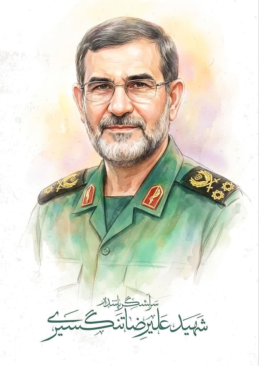 تشییع پیکر مطهر دریابان تنگسیری در خوزستان