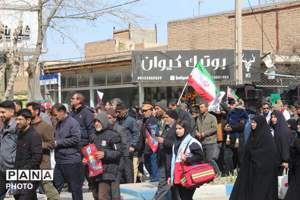 مردم فاروج باری دیگر در روز قدس حماسه آفریدند 