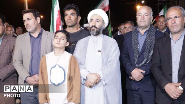 اتحاد مردم کوهنانی در شب چهل و یکم راهپیمایی