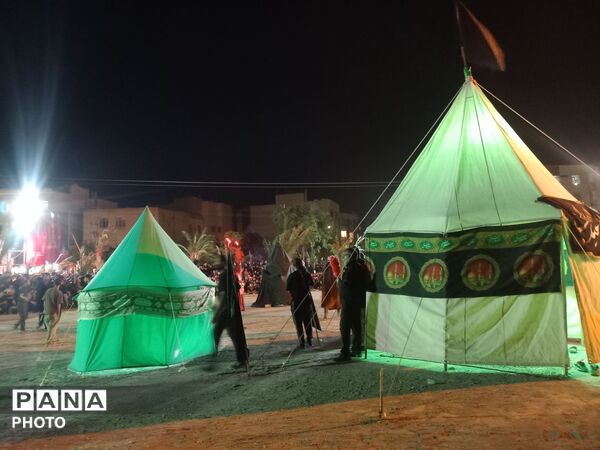 خیمه های سوخته در شام غریبان