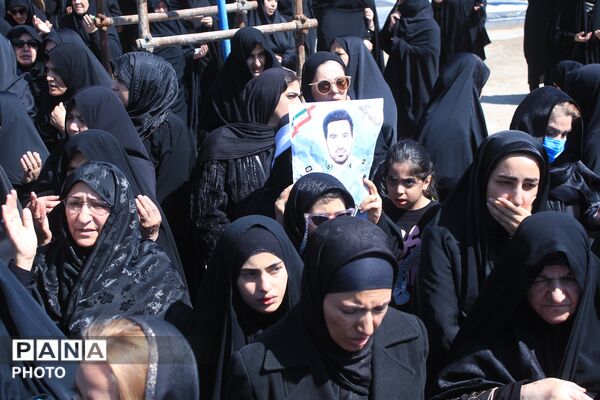 تشییع پیکر شهید سرگرد «جواد عبدی» در حملات آمریکایی - صهیونی