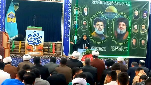 مراسم سالروز شهادت شهید سید حسن نصرالله در کامیاران