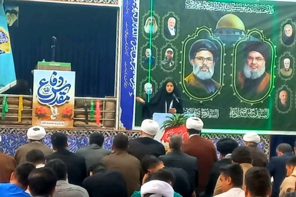 مراسم سالروز شهادت شهید سید حسن نصرالله در کامیاران