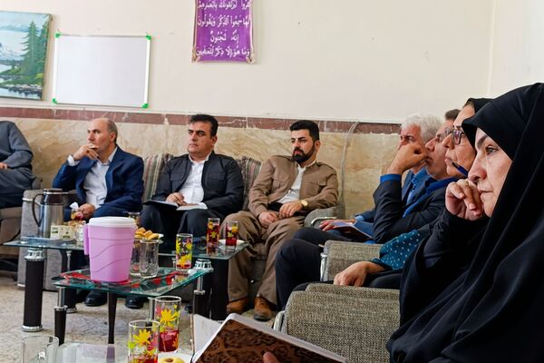 حضور معاون پرورشی و فرهنگی اداره‌کل آموزش و پرورش در جوانرود