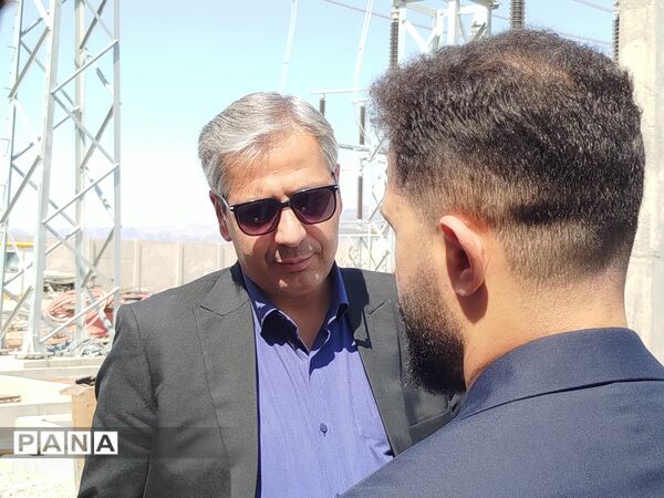 بازدید فرماندار شهرستان کاشمر از پست برق شهرک صنعتی جدید 