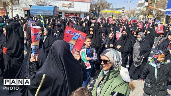لبیک مردم شهرستان شیروان به رهبری با حضور باشکوه در راهپیمایی روز قدس