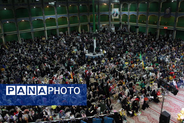 اجتماع عظیم سربازان کوچک صاحب الزمان(عج) یزد