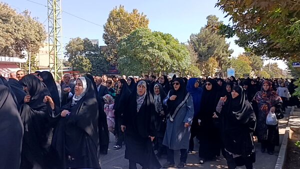 راهپیمایی بشارت نصر در نیشابور 