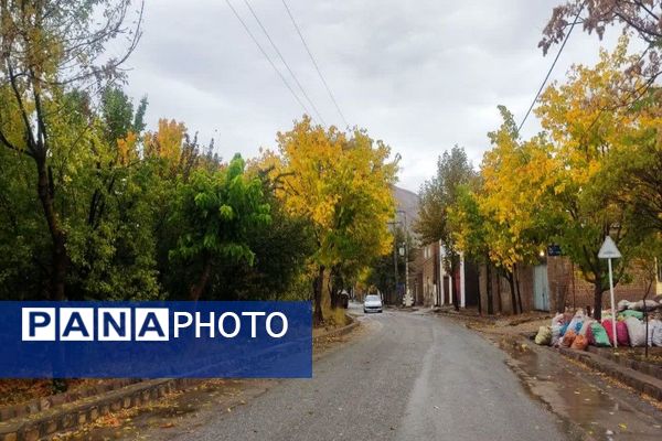 فصل زیبای پاییز در شهر بار نیشابور 