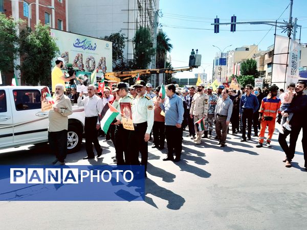راهپیمایی روز قدس در بوشهر