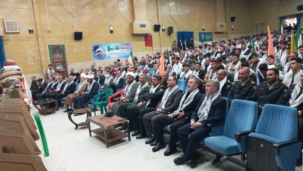 گردهمایی بزرگ بسیجیان در اسدآباد با حضور نمایندگان مجلس و امام جمعه
